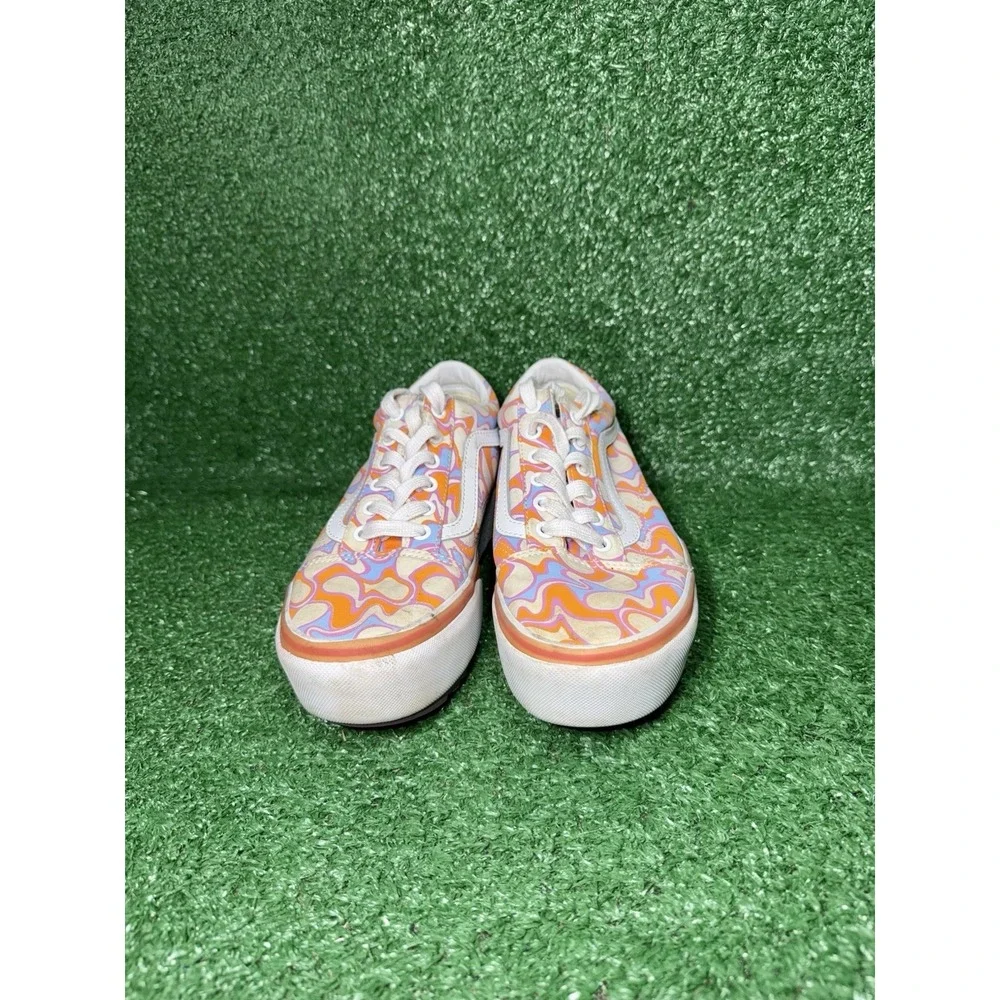 Vans Old Skool Platform Womens Size 7‎ Floral Multicolor Shoes Stacked Sneakers